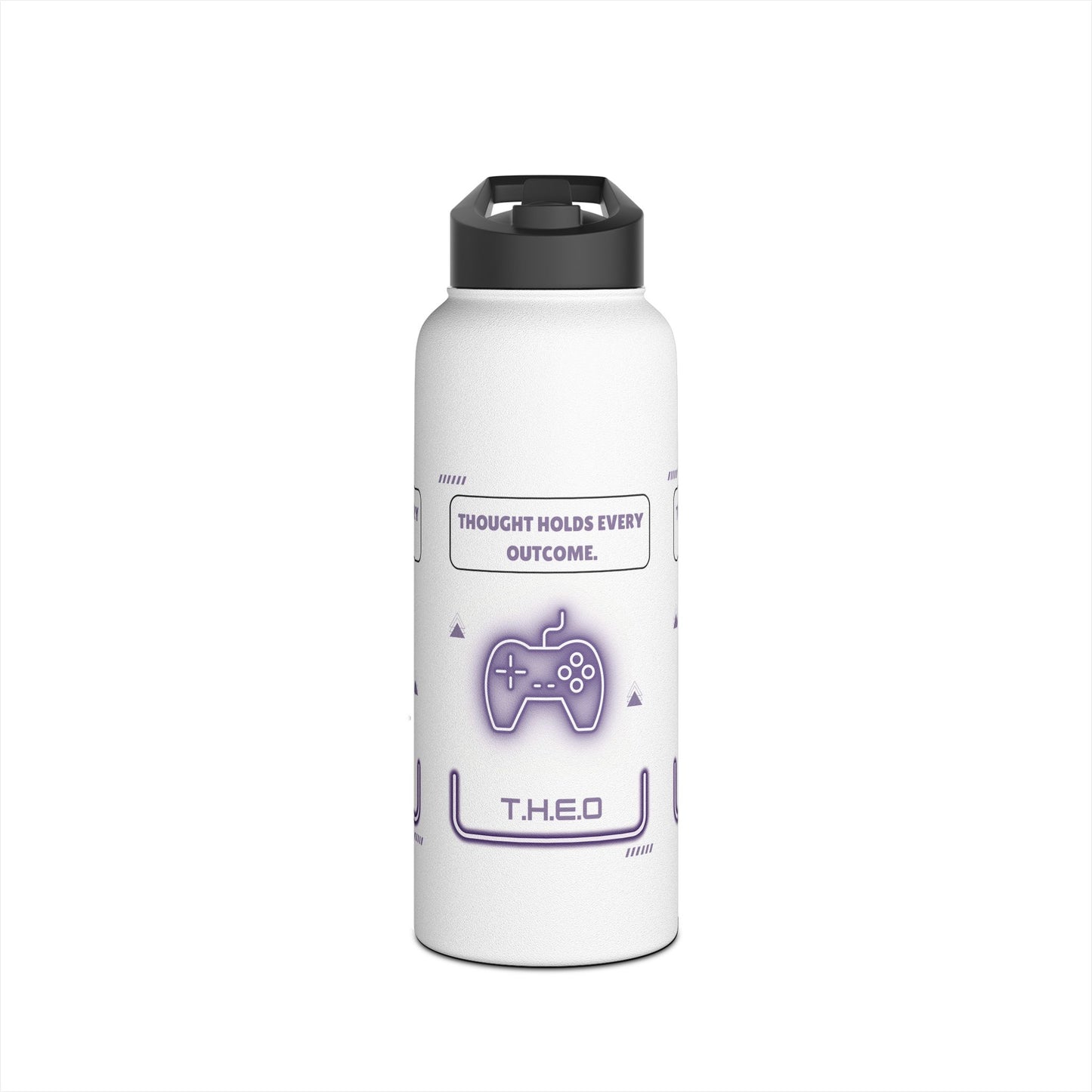 Personalized Initial Quote Controller Stainless Steel Water Bottle
