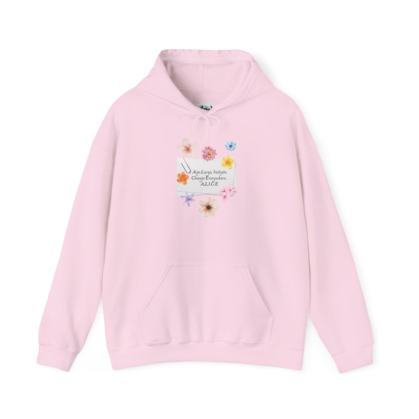 Personalized Floral Note Hooded Sweatshirt