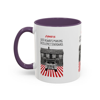 Personalized Vintage Car Accent Coffee Mug