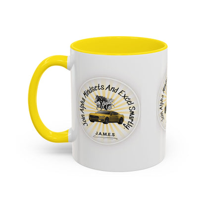 Personalized Car with Horse Accent Coffee Mug