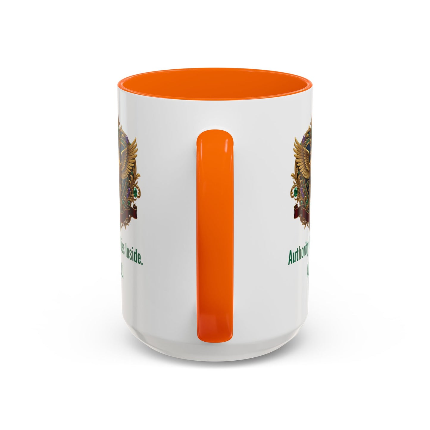 Personalized Initial Eagle Accent Coffee Mug