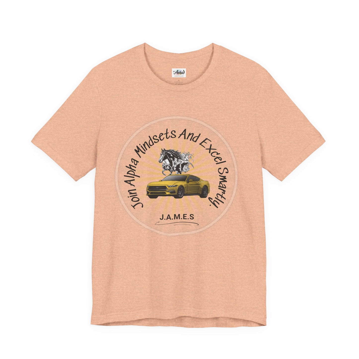 Personalized Horse with Car Graphic Tee