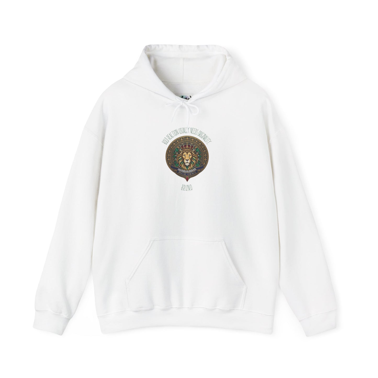 Personalized Lion Crest Hooded Sweatshirt