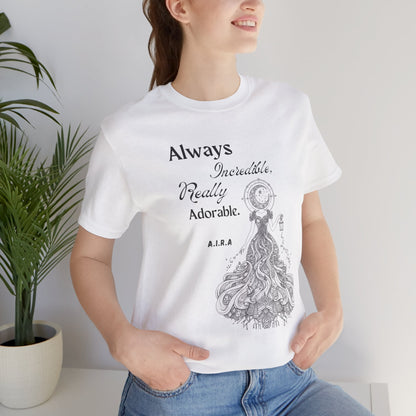 Personalized Cute Illustration black and white Graphic Tee