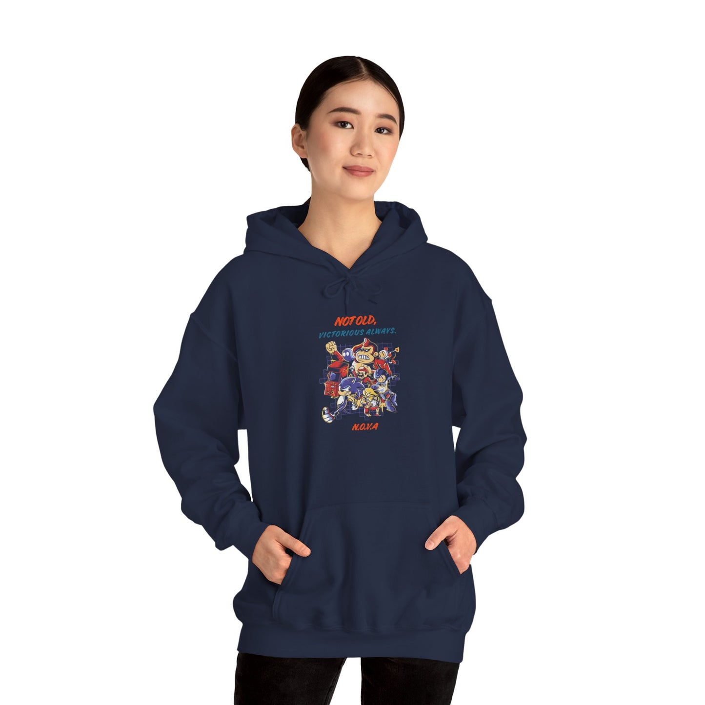 Personalized Retro Cartoon Squad Hooded Sweatshirt