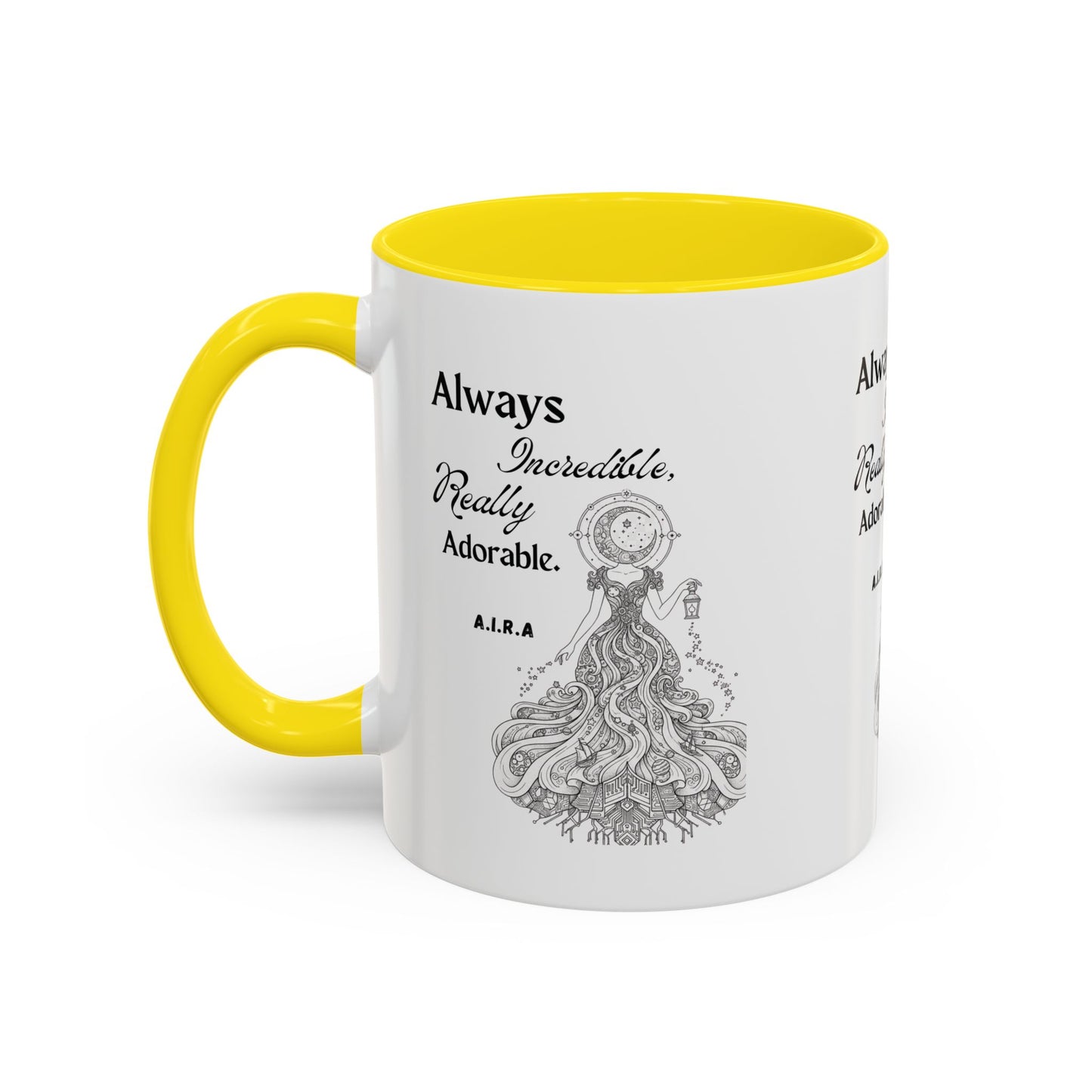 Personalized Girl With Light Accent Coffee Mug