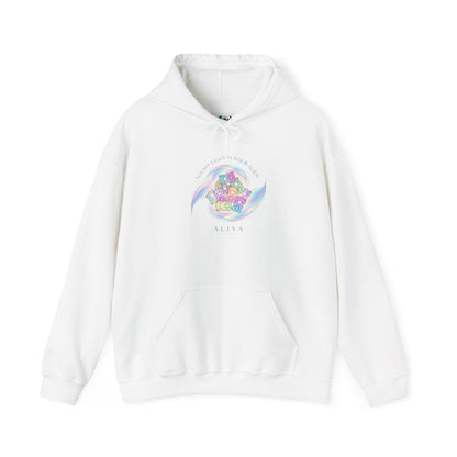 Personalized Pastel Teddy Hooded Sweatshirt
