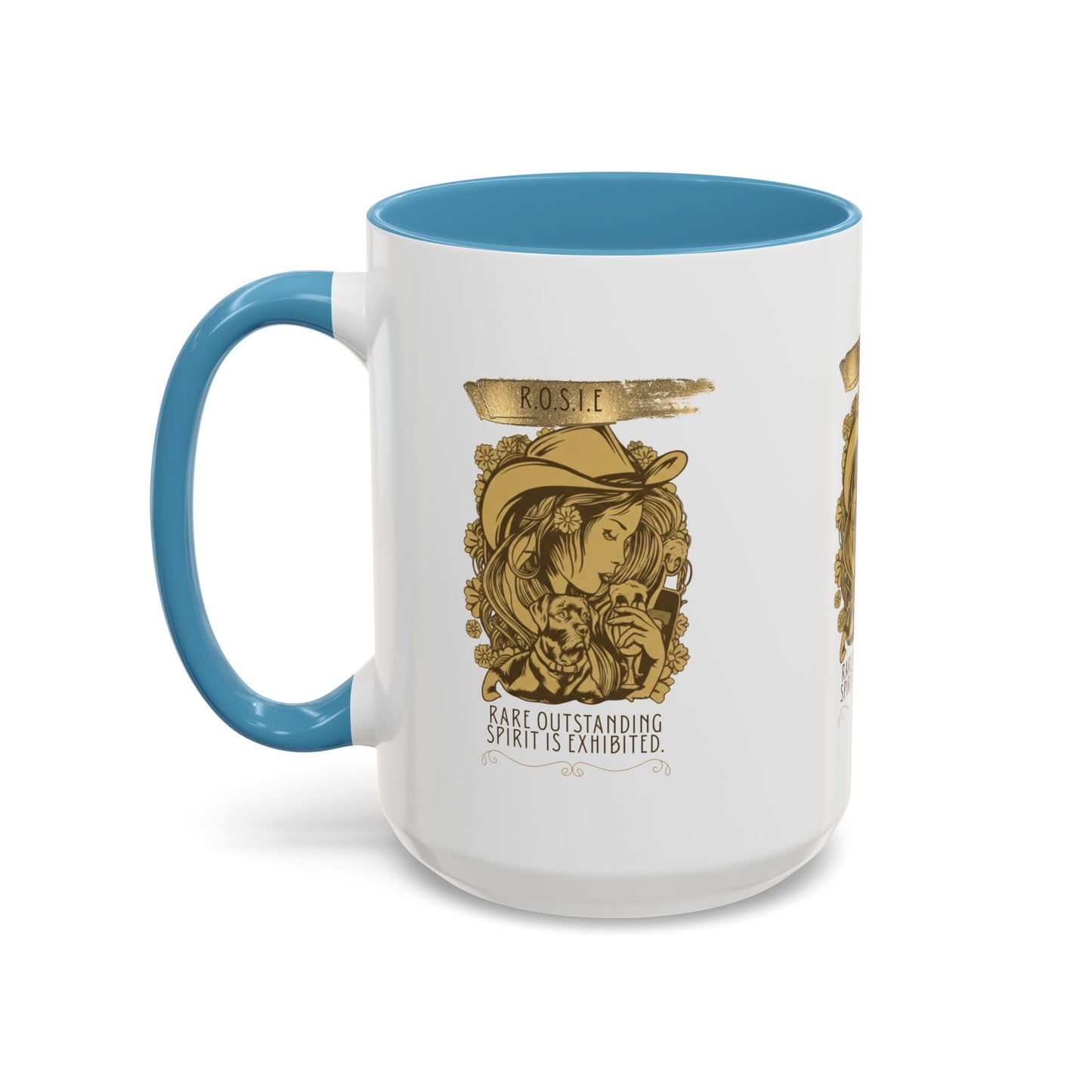 Personalized Golden Girl Accent Coffee Mug