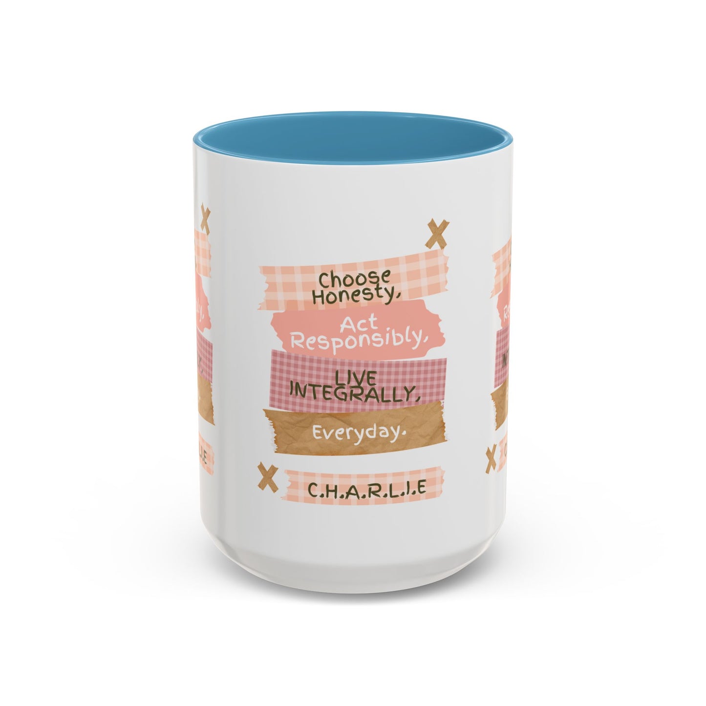 Personalized Message Pieces Accent Coffee Mug