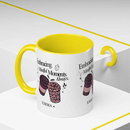 Personalized Girly Coffee Accent Coffee Mug