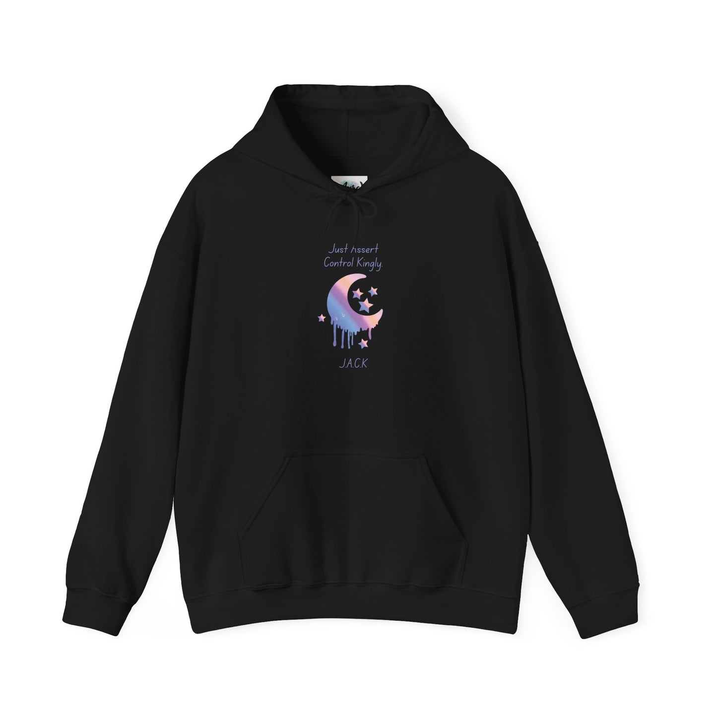 Personalized Moon Dripping Hooded Sweatshirt