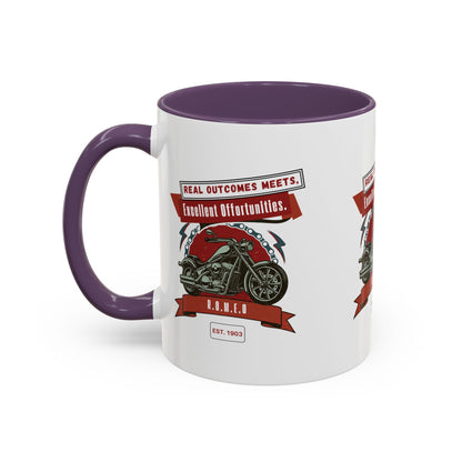 Personalized Motorcycle Accent Coffee Mug