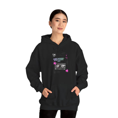 Personalized Cassette Vibes Hooded Sweatshirt