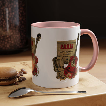 Personalized Guitar Accent Coffee Mug