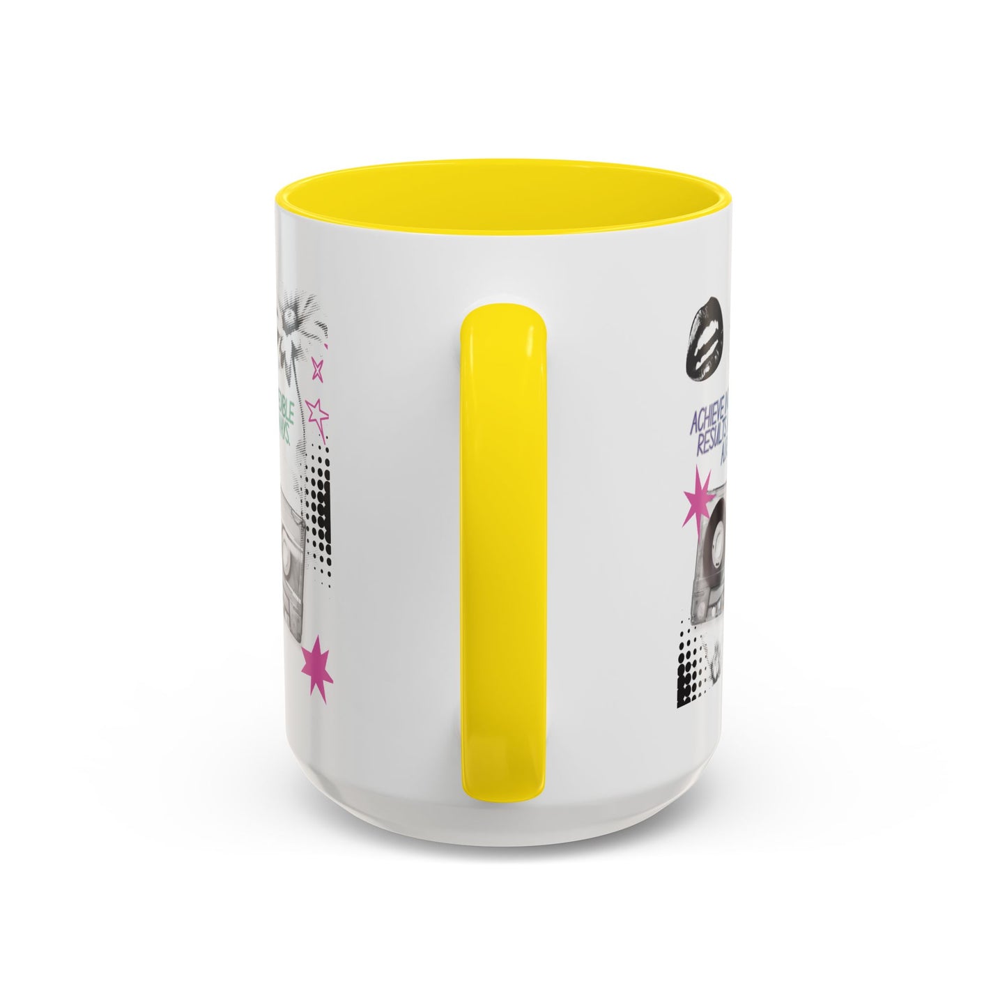 Personalized Cassette Vibes Accent Coffee Mug