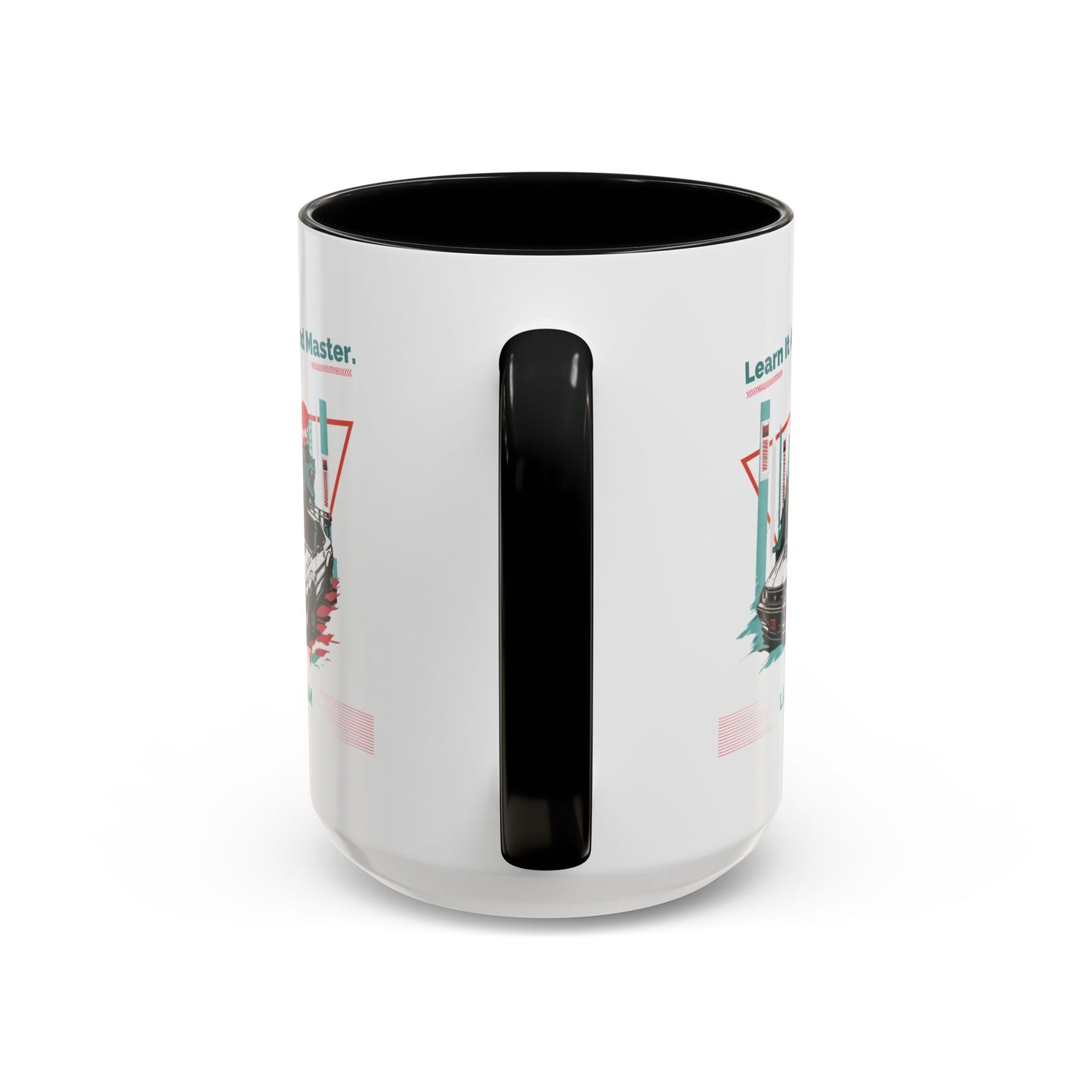 Personalized Retro Racing Accent Coffee Mug