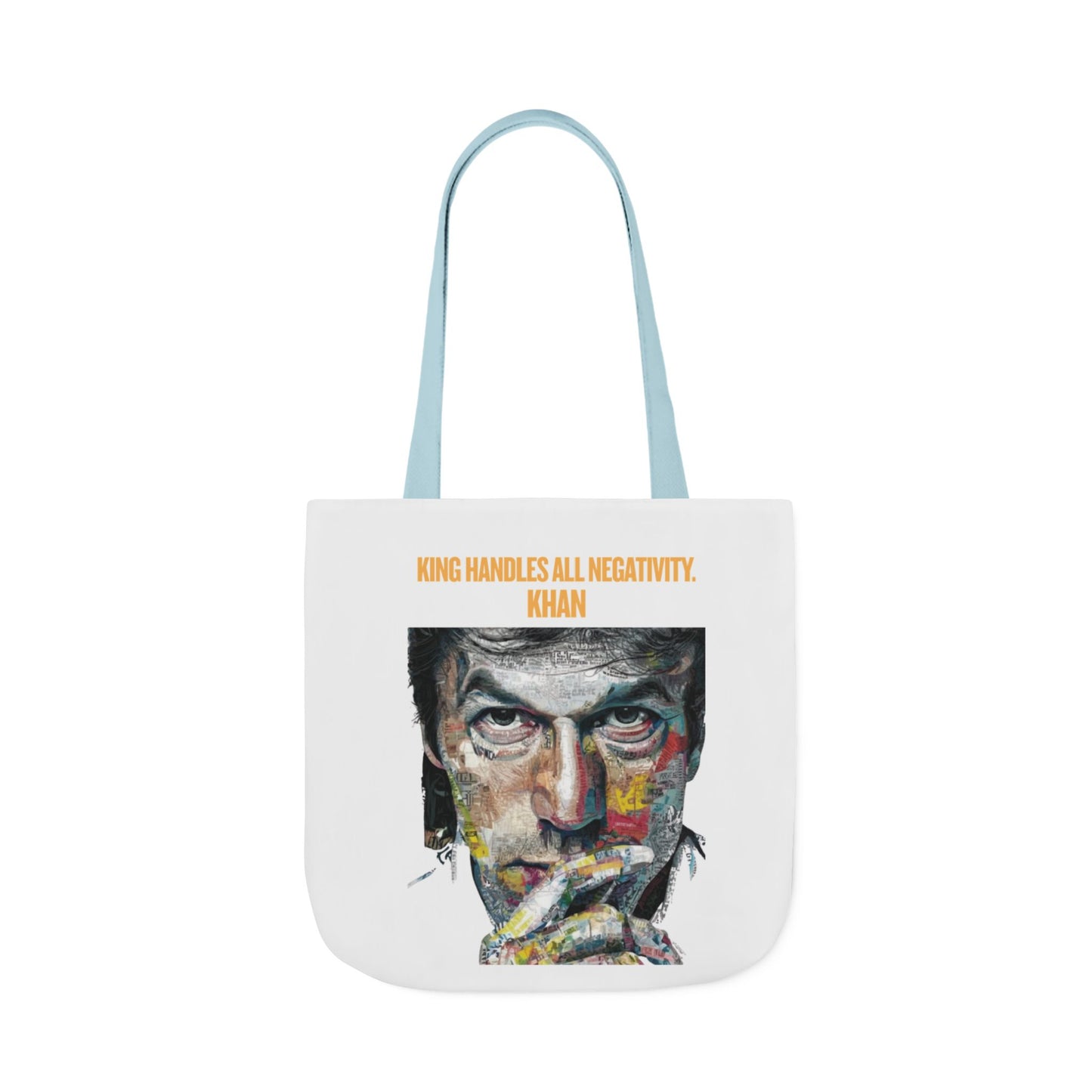 Personalized Initial Quote Khan Canvas Tote Custom Name