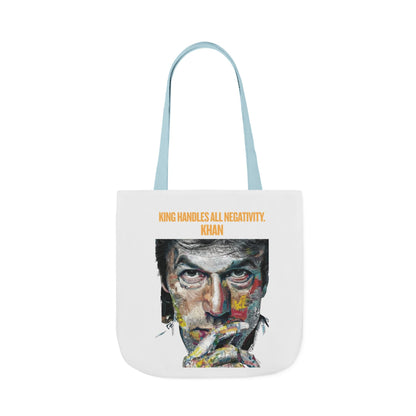 Personalized Initial Quote Khan Canvas Tote Custom Name