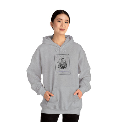 Personalized Skeleton Reading Hooded Sweatshirt