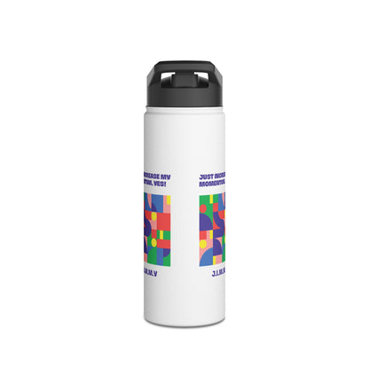 Personalized Initial Quote Colorful Momentum Stainless Steel Water Bottle
