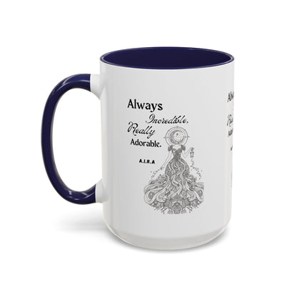 Personalized Girl With Light Accent Coffee Mug