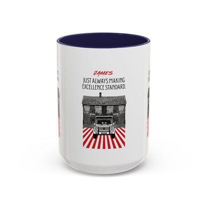 Personalized Vintage Car Accent Coffee Mug
