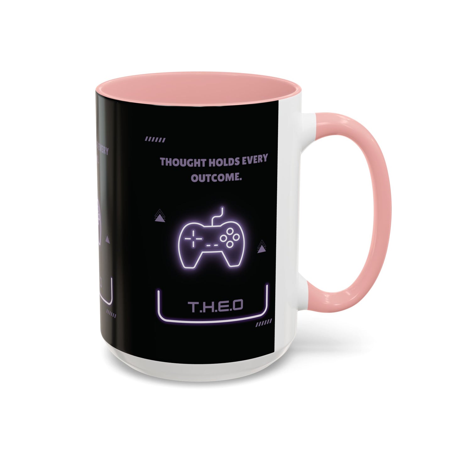 Personalized Initial Game Controller Accent Coffee Mug