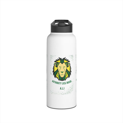 Personalized Initial Quote Lion Stainless Steel Water Bottle