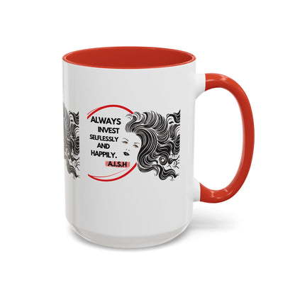 Personalized Inspirational Girl Accent Coffee Mug