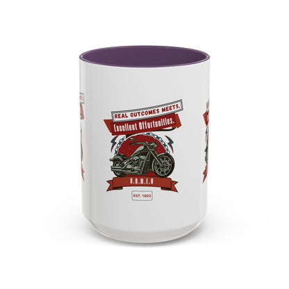 Personalized Motorcycle Accent Coffee Mug