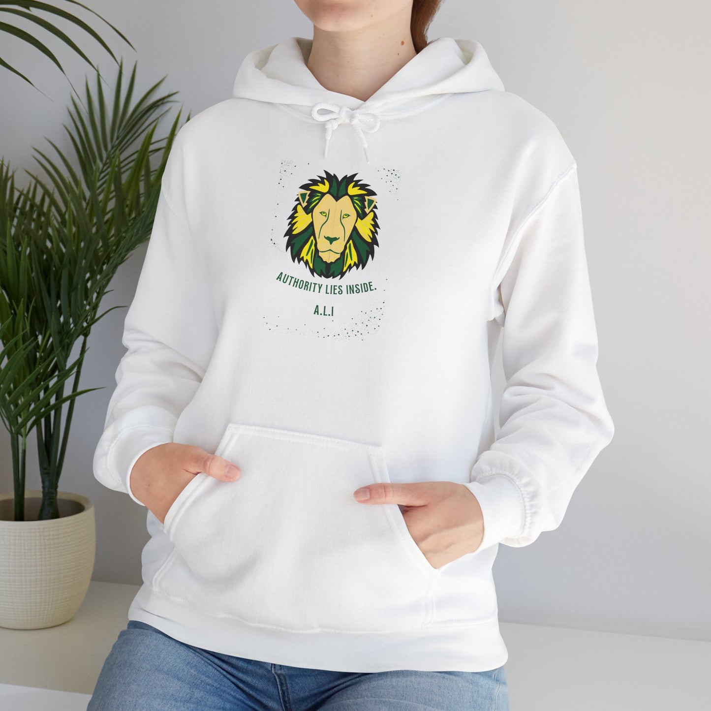 Personalized Lion Graphic Hooded Sweatshirt