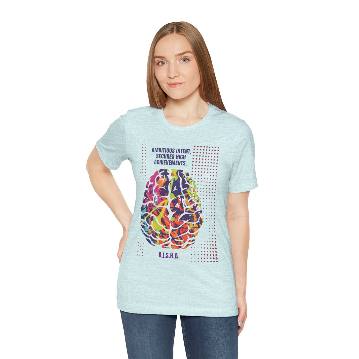 Personalized Motivational Brain Graphic Tee