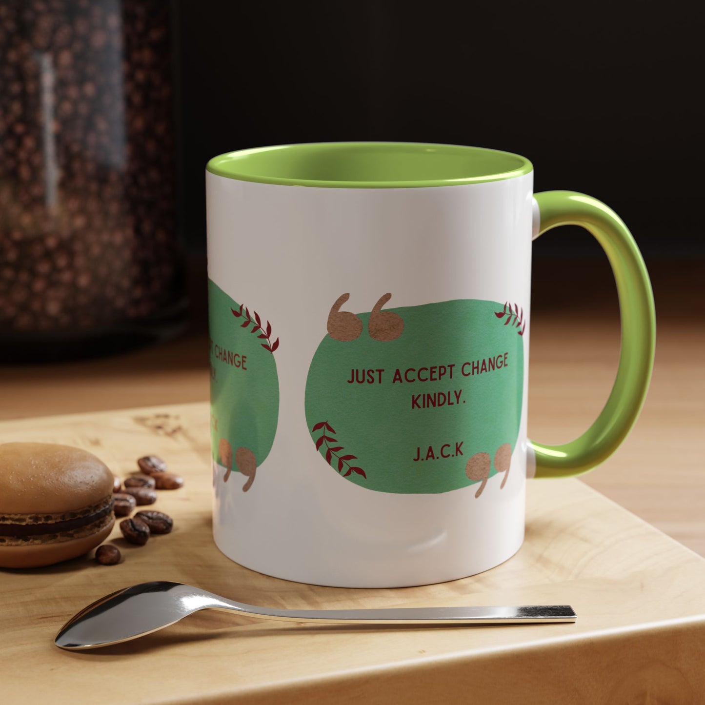 Personalized Note Box Accent Coffee Mug