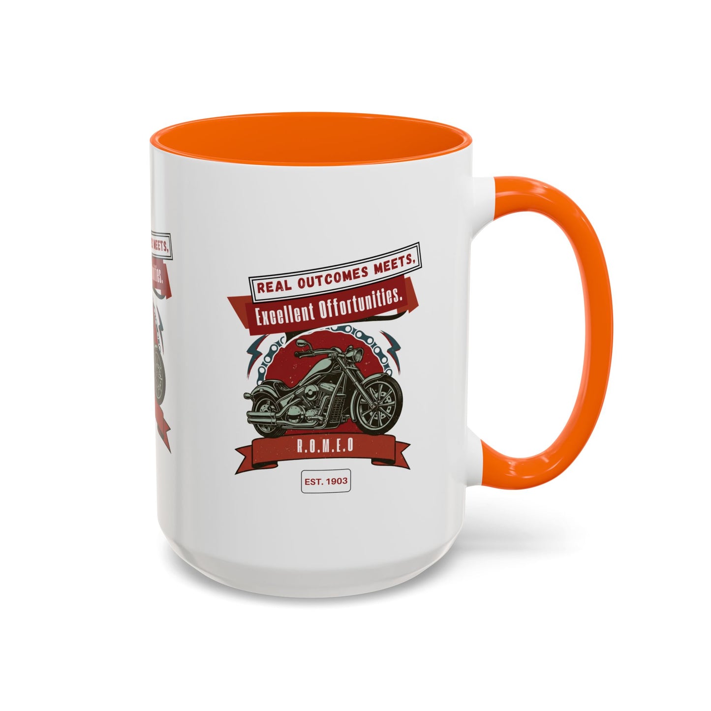 Personalized Motorcycle Accent Coffee Mug