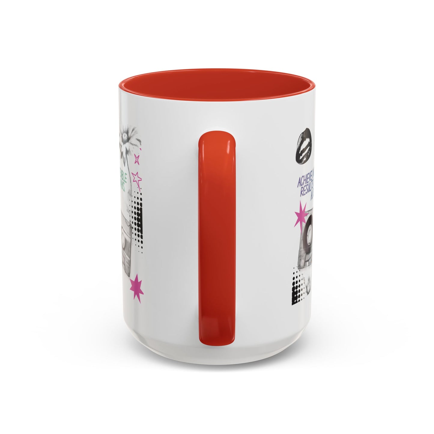 Personalized Cassette Vibes Accent Coffee Mug