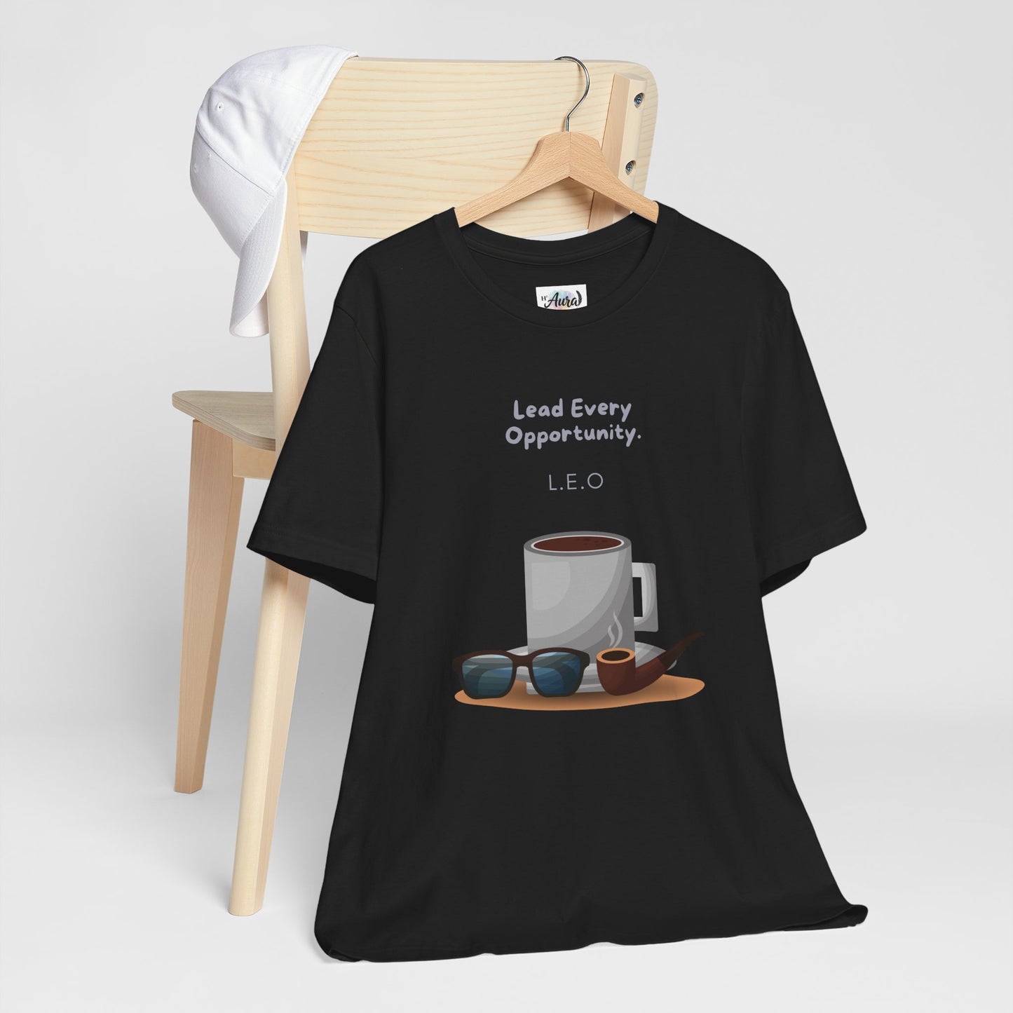 Personalized Coffee & Sunglasses Graphic Tee