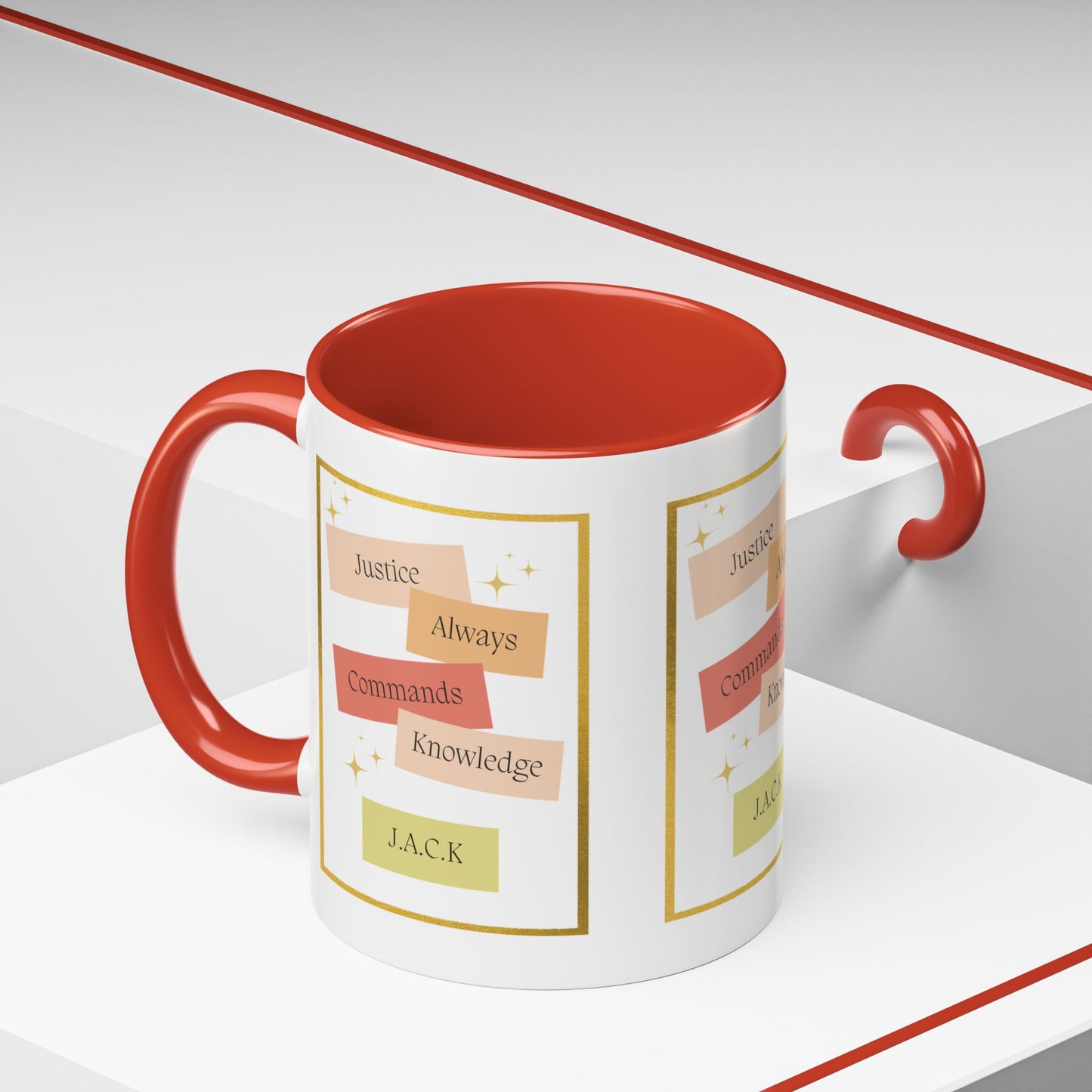 Personalized Inspirational Accent Coffee Mug