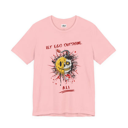 Personalized Split Smile Skull Design Tee