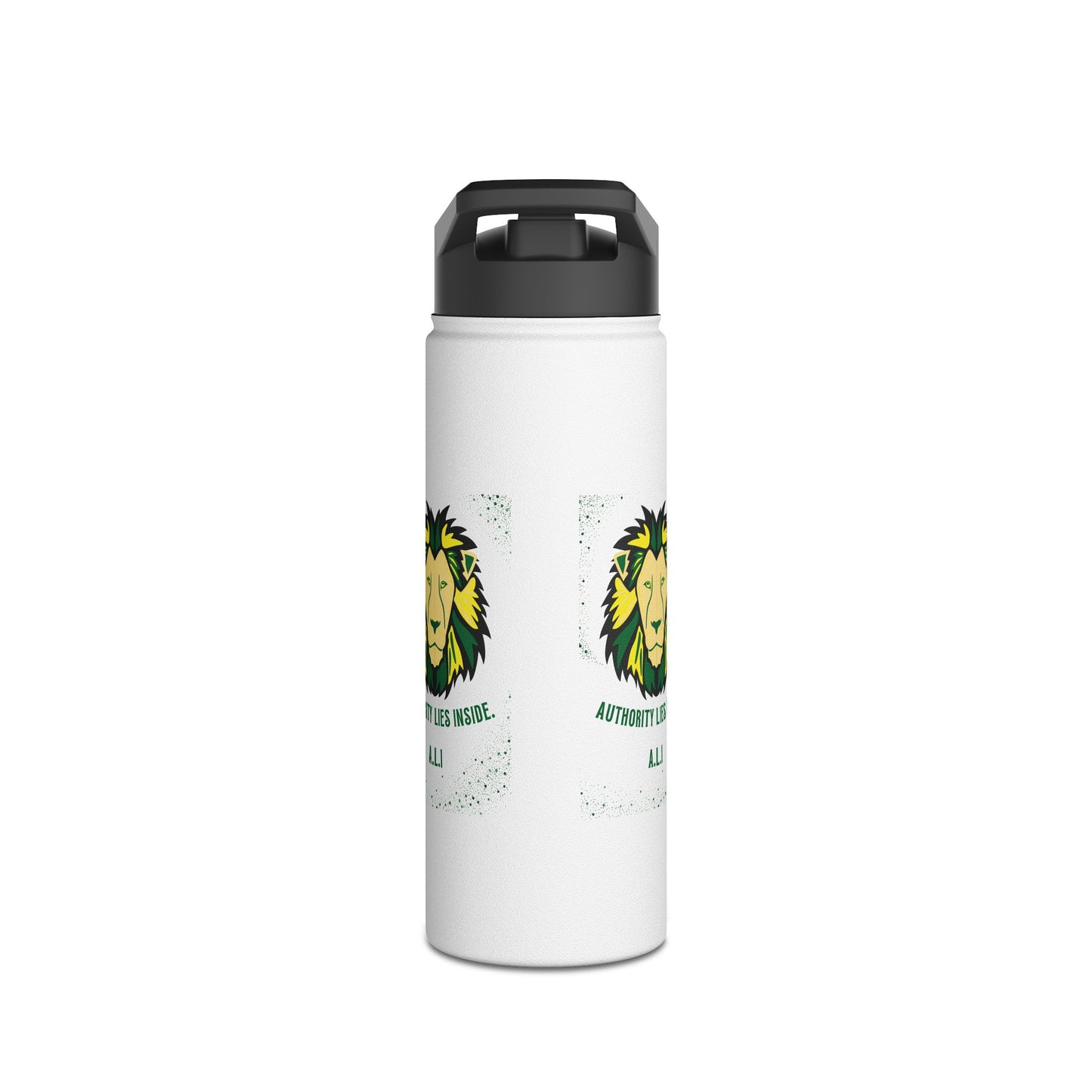 Personalized Initial Quote Lion Stainless Steel Water Bottle