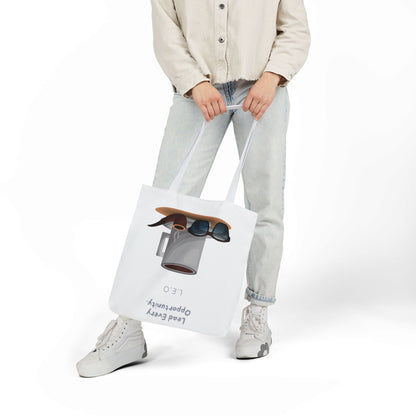 Personalized Initial Quote Sunglasses and Coffee Canvas Tote Custom Name