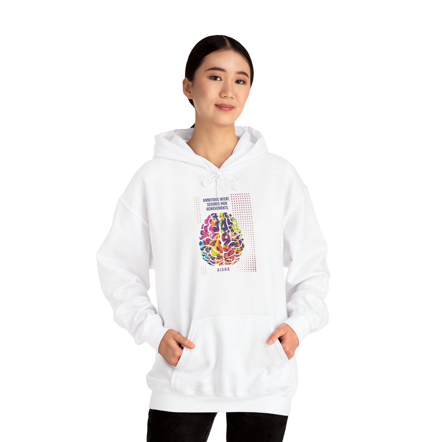 Personalized Brain Graphic Hooded Sweatshirt