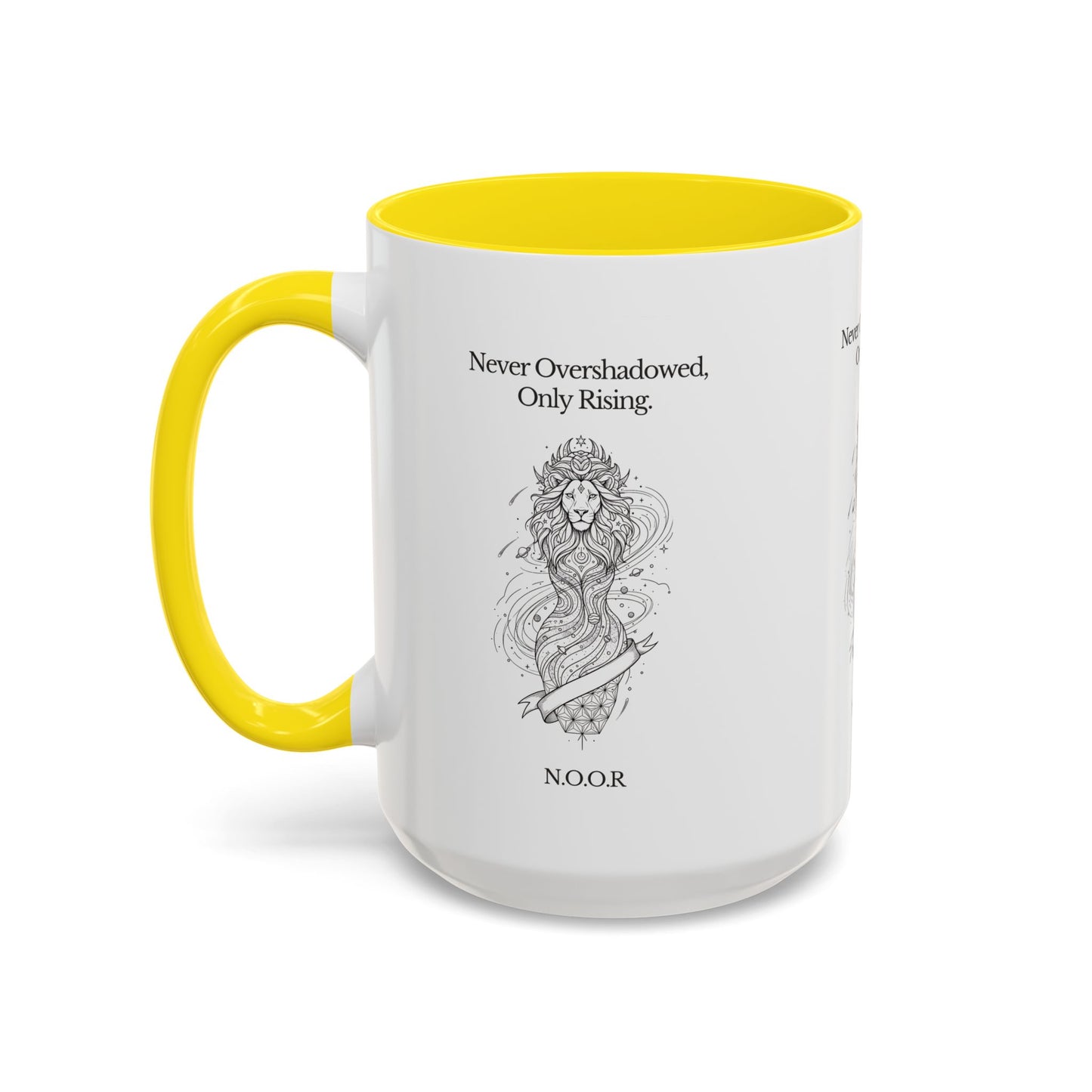 Personalized Girl Lion Accent Coffee Mug
