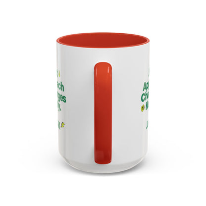 Personalized Simple Message Accent Coffee Mug
