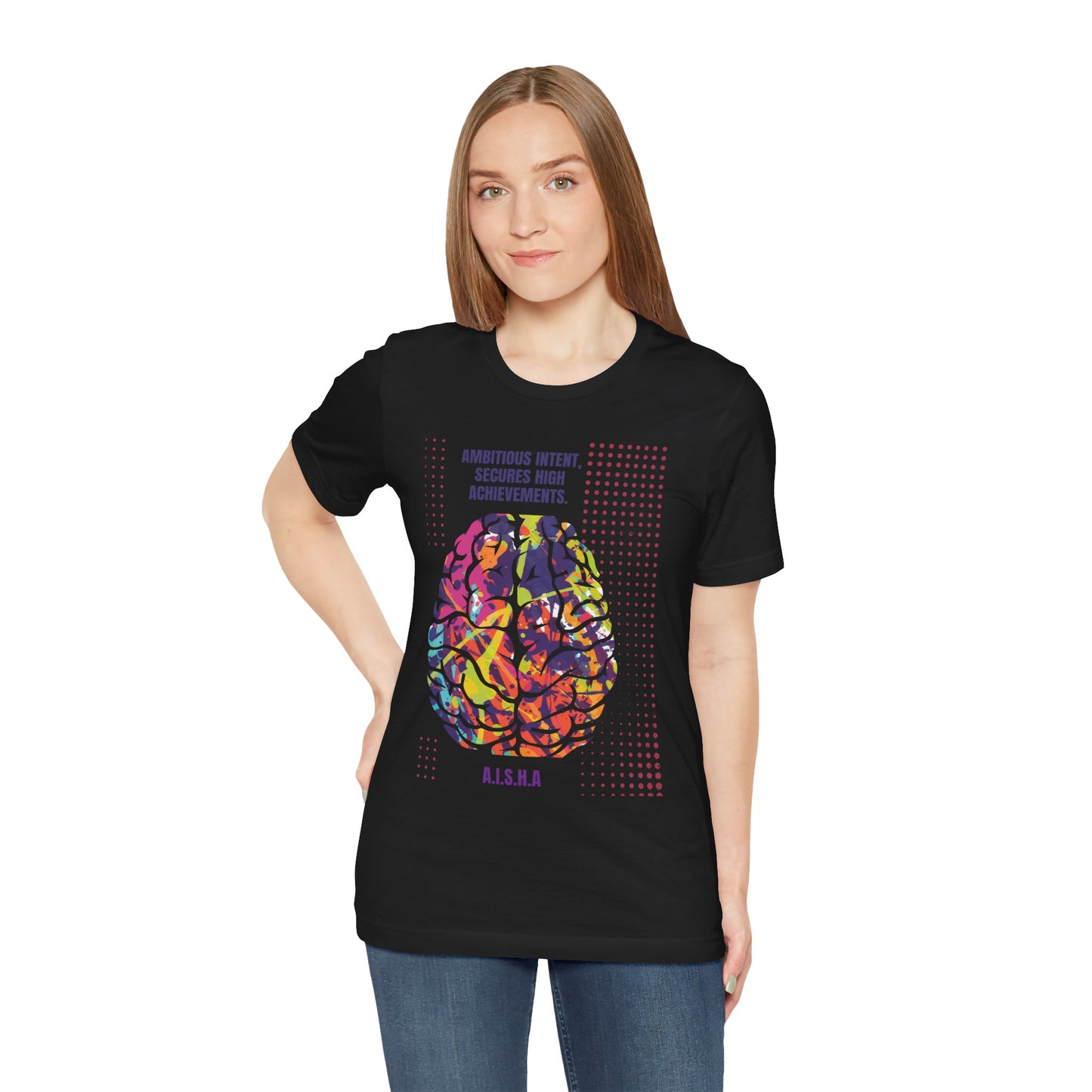 Personalized Motivational Brain Graphic Tee