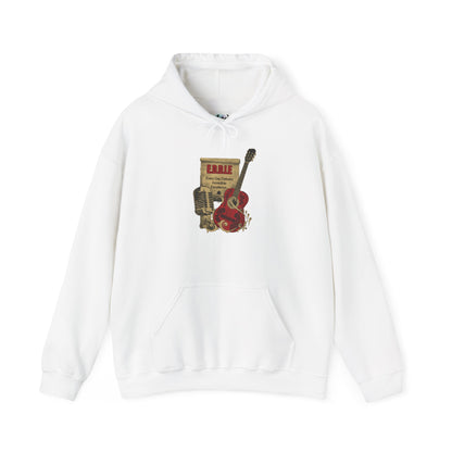 Personalized Vintage Guitar Hooded Sweatshirt