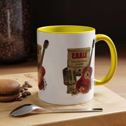 Personalized Guitar Accent Coffee Mug