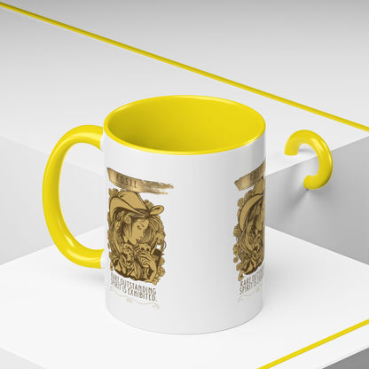 Personalized Golden Girl Accent Coffee Mug