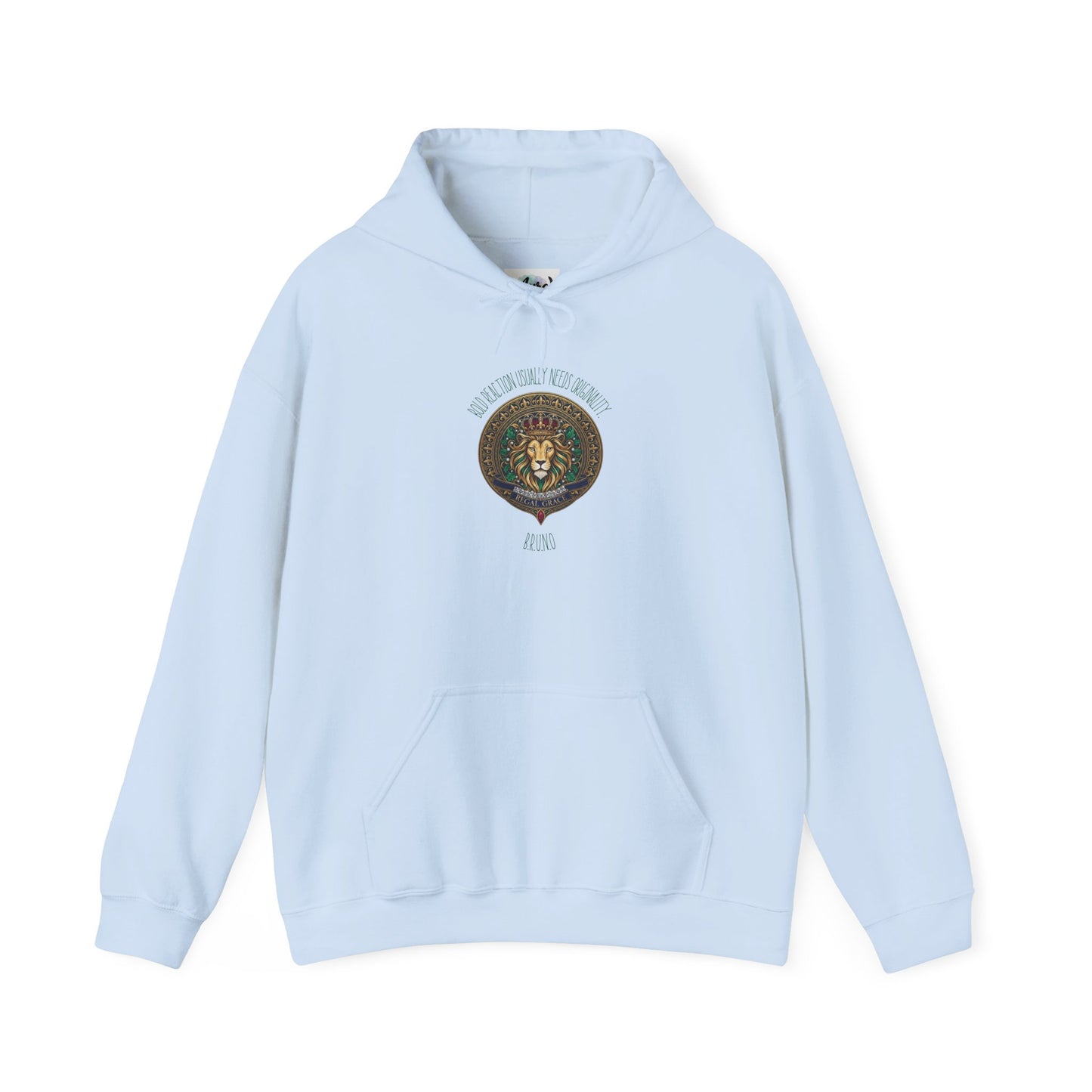 Personalized Lion Crest Hooded Sweatshirt