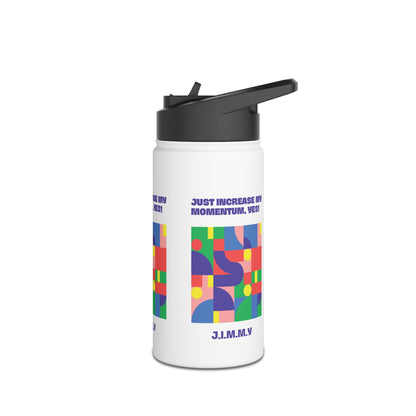 Personalized Initial Quote Colorful Momentum Stainless Steel Water Bottle