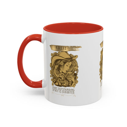 Personalized Golden Girl Accent Coffee Mug